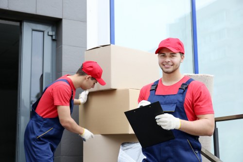 Moving truck service supporting a local Queens Park home move