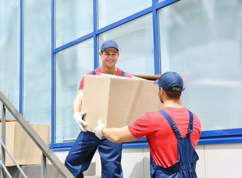 Queens Park property access and moving support with a van