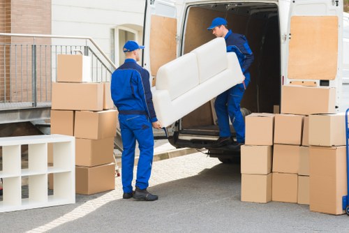 Street access and parking considerations for removals in Queens Park
