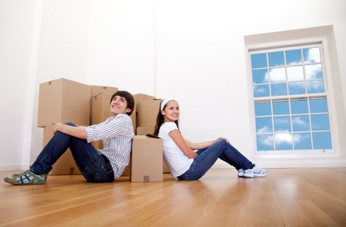 Commercial delivery and transport service near Queens Park