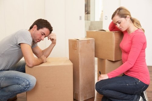 Furniture and household items prepared for local removal