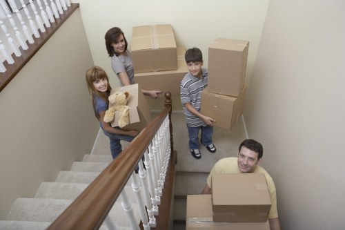 Queens Park moving team loading items for transport